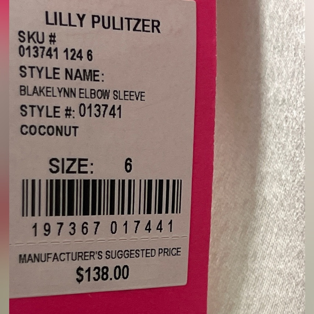 Lilly Pulitzer Blakelynn Elbow Sleeve Top - Picture 9 of 13